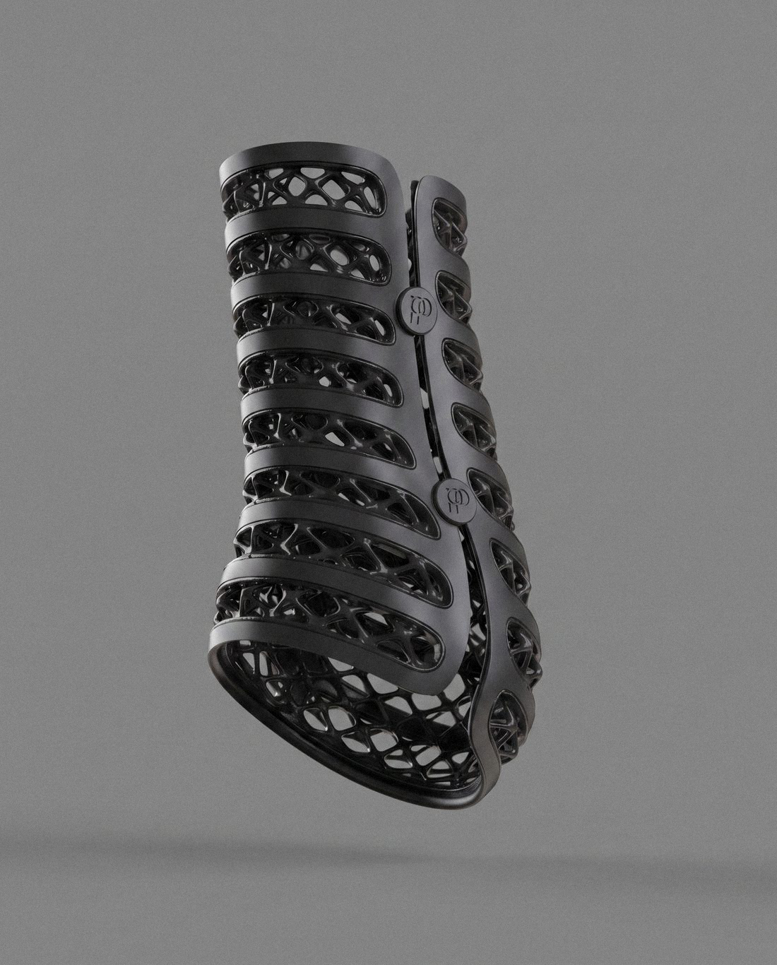A single Galopp boot showing the ribbed generative structure